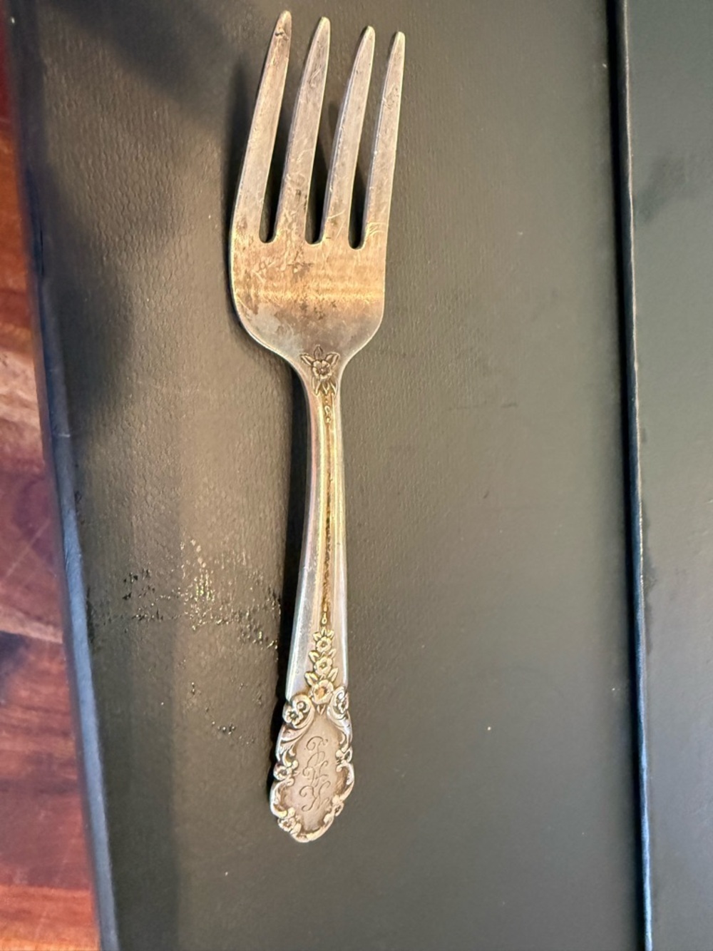 ROGERS BRIDAL VEIL STERLING SILVER 4” BABY FORK